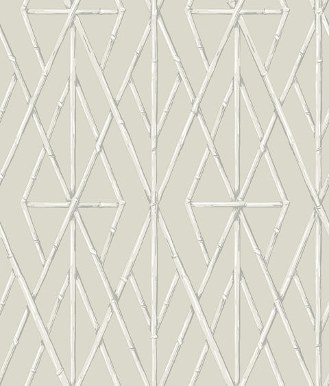 CV4450 Cream Riviera Bamboo Trellis Wallpaper