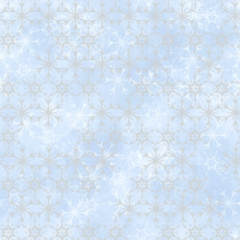 DI0960 Blue Disney Frozen 2 Snowflake Wallpaper