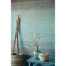 376090 Turquoise Tapestry Wallpaper Mural