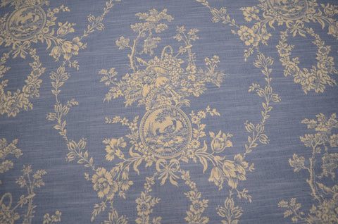 Country House Toile Chambray Waverly Fabric