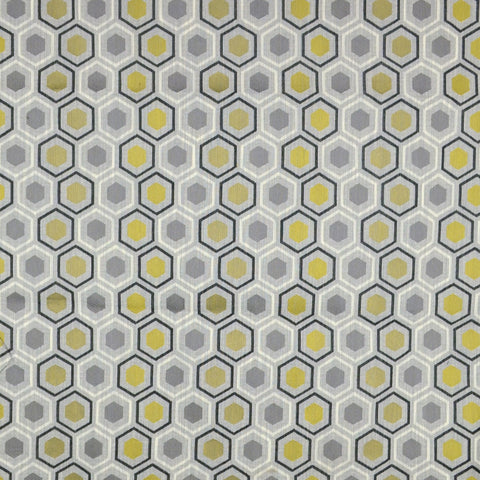 Edgerly Graphite Contemporary Geometric Upholstery Grey Fabric