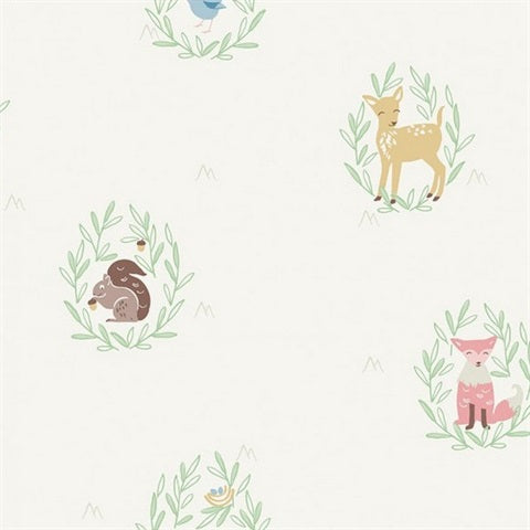 FA41105 Furry Friends Wallpaper