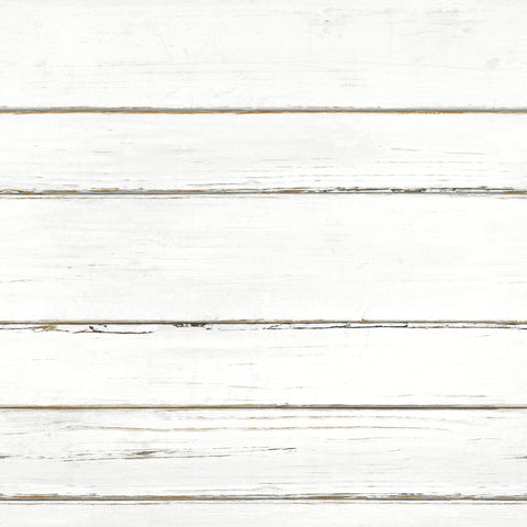 FH4006 White Shiplap Planks Wallpaper