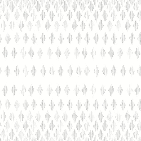 FH4043 Gray/White Diamond Ombre Wallpaper