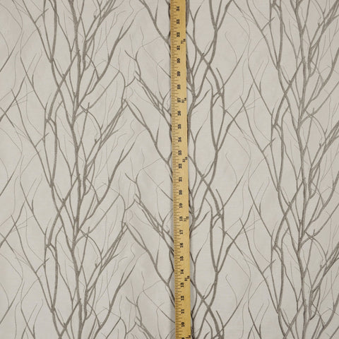 Grove Shadow Embroidered Tree Fabric