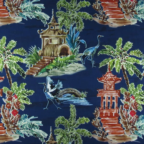 Emperor Navy Hamilton Fabric