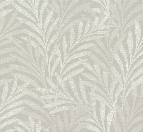 HC7500 Lt Grey Tea Leaves Stripe Wallpaper