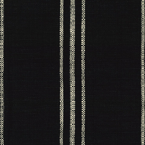 Highlander Slub Stripe Coal Regal Fabric