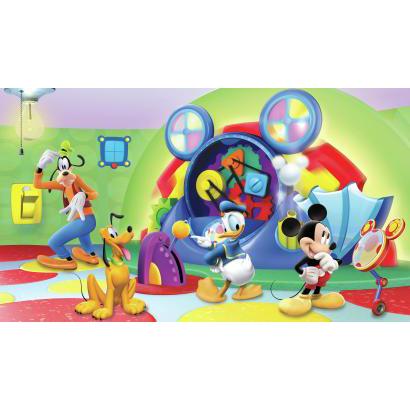 Murals Disney Mickey & Friends Clubhouse Capers Pre-Pasted Mural