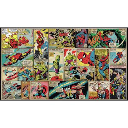 Murals Marvel Comic Cover Panels Pre-Pasted Mural