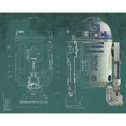 Murals Star Wars R2-D2 Pre-PastedMural