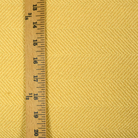 Jumper Daffodil Herringbone Yellow Upholstery Fabric