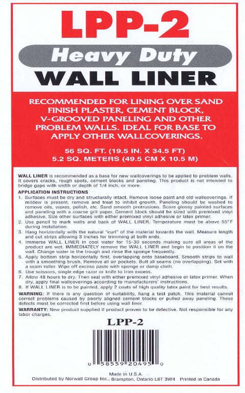 LPP-2 Paintable Solid Wall Liner Wallpaper