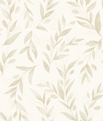 Olive Branch Beige Magnolia Home Vol. II Wallpaper