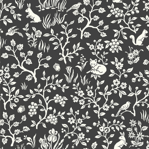 Fox & Hare Straight Black Magnolia Home Vol. II Wallpaper