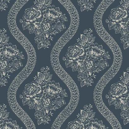 MH1603 Coverlet Floral Wallpaper