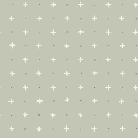 MK1103 Cross Stitch Grey Wallpaper