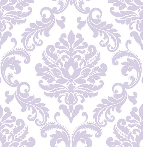 NU1396 Purple Ariel Peel And Stick Wallpaper