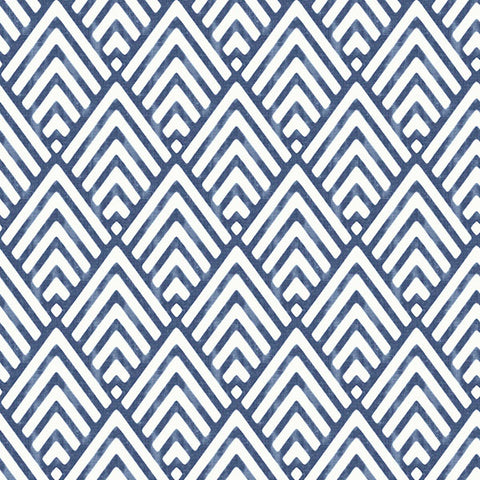 NU1701 Arrowhead Deep Blue Peel and Stick Wallpaper