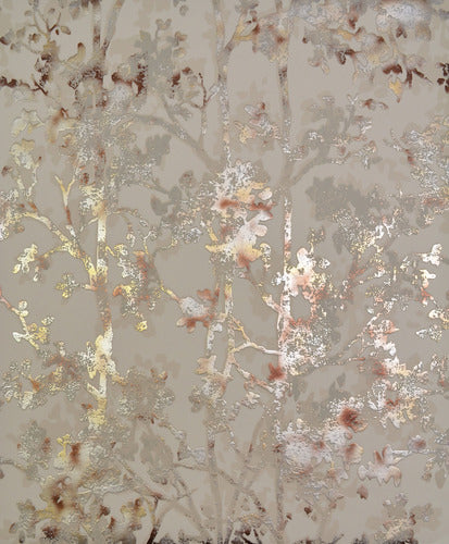 NW3584 Shimmering Foliage Khaki/Multi Wallpaper