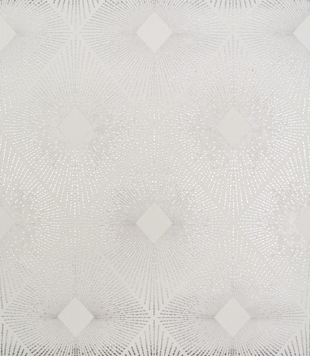 NW3591 Harlowe White/Silver Wallpaper