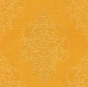 Ornamental 51 Yellow Fabric