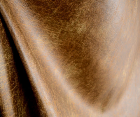 Palance Pueblo Faux Leather Brown Fabric