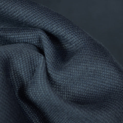 Pebble Navy Blue Cotton Decorative Fabric