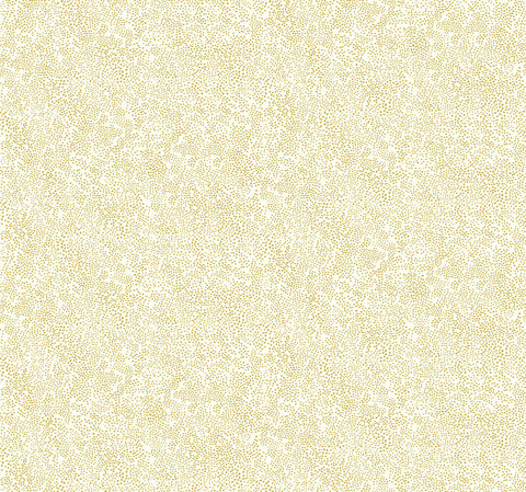 RI5112 Gold/White Champagne Dots Wallpaper
