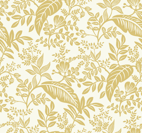 RI5138 Gold/White Canopy Wallpaper