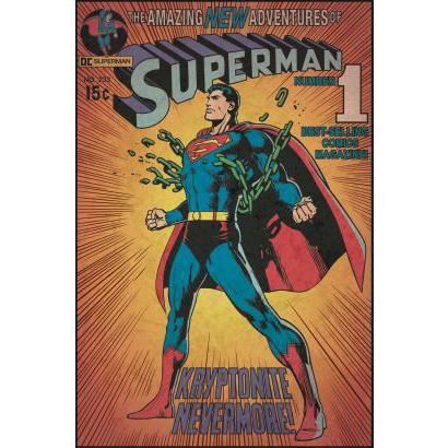 Murals Superman Kryptonite Comic Cover Mural