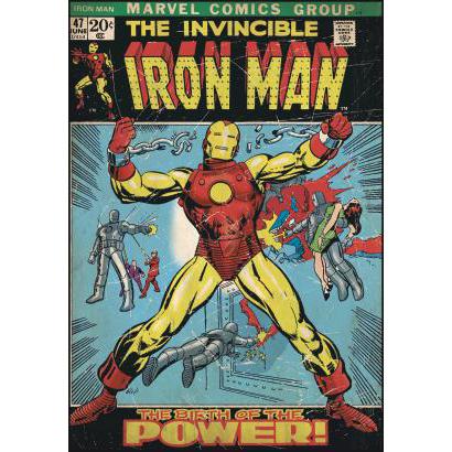 Murals Iron Man Comic Cover Mural