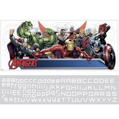 Murals Marvel's Avengers Assemble Personalization Headbord Giant Wall Decal Mural