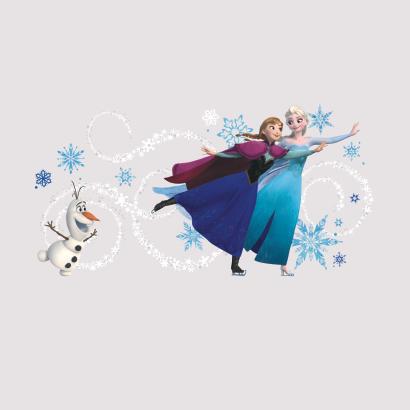 Murals Frozen Custom Headboard Featuring Elsa, Anna & Olaf Giant Wall Decals w/ Personalization Mural