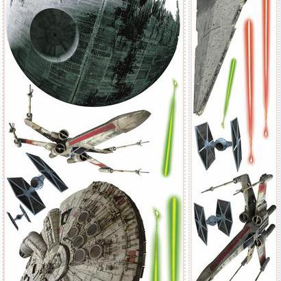 Murals Star Wars Classic Ships Giant Wall Decals Mural