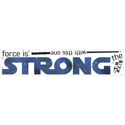 Murals Star Wars Strong Quote Wall Decal Mural