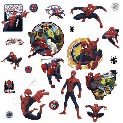 Murals Marvel's Ultimate Spider-Man and Team Hero Wall Decals Mural