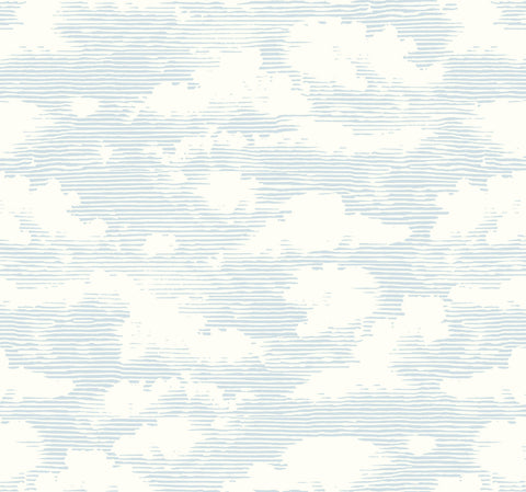 SS2524 Blue Cloud Cover Wallpaper