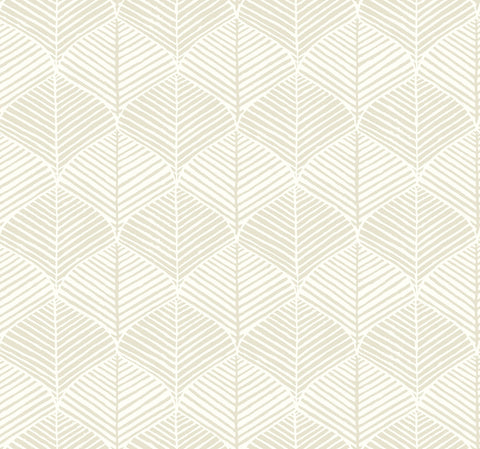 SS2568 Taupe Palm Thatch Wallpaper