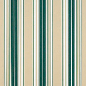 Sunbr 46" 4932 Forest Green/Beige/Nat Fancy Stripe Fabric