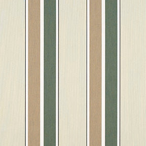 Sunbr 46" 4959 Fern/Heather Beige Block Stripe Fabric
