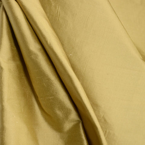 Titan Wheat Real Silk Drapery Fabric