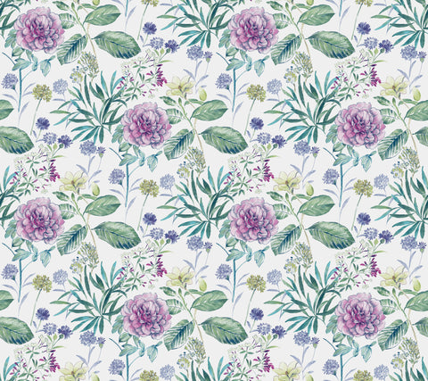 TL1920 Violet Midsummer Floral Wallpaper