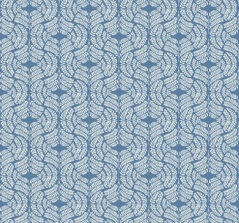 TL1942 Blue Fern Tile Wallpaper