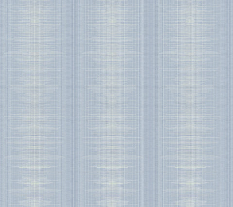 TL1960 Blue Silk Weave Stripe Wallpaper