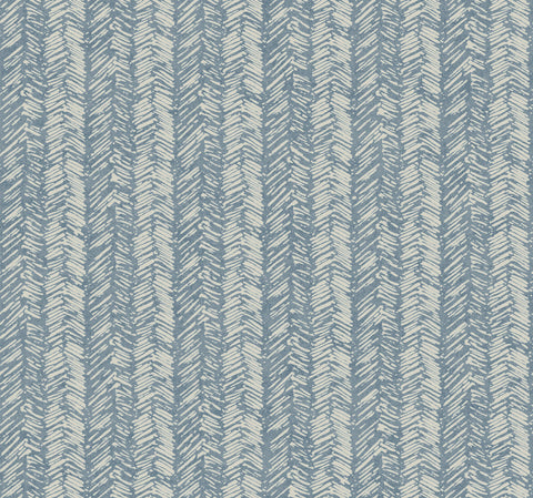 TL1976 Blue Fractured Herrigbone Wallpaper