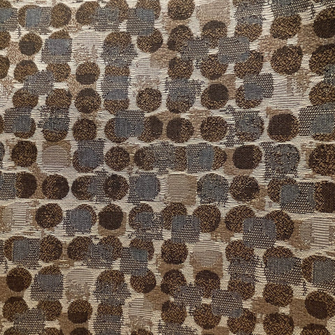 Circles Brown With Crypton Fabric