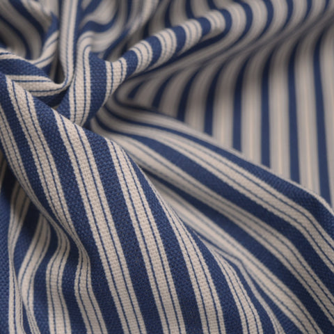 MG Polo Stripe Navy Covington Fabric
