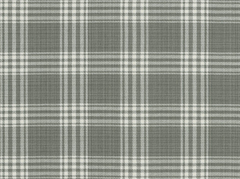 Barnegat Plaid Pearl Grey Covington Fabric