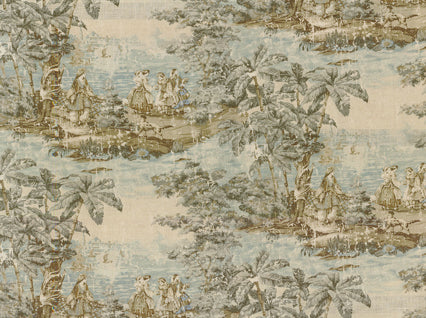 Bosporus Flax Covington Fabric